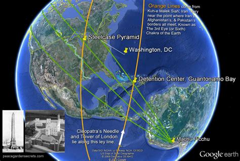 Magnetic Ley Lines In America Machu Picchu Lines Of North America