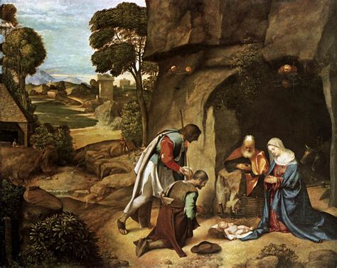 The Adoration Of The Shepherds 1505 1510 Giorgione
