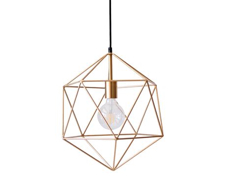 Gold Geometric Pendant Light Chandelier Handmade Hanging Light