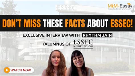 Don T Miss These Facts About Essec Mim Essay Facts Youtube