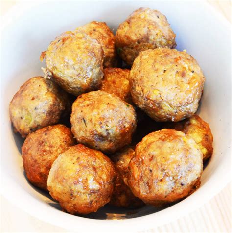 Boulettes porc boeuf sauce aigre-douce