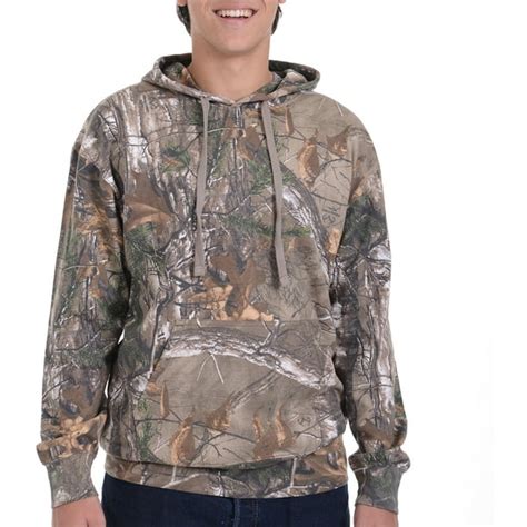 Realtree Mens Camouflage Fleece Hoodie