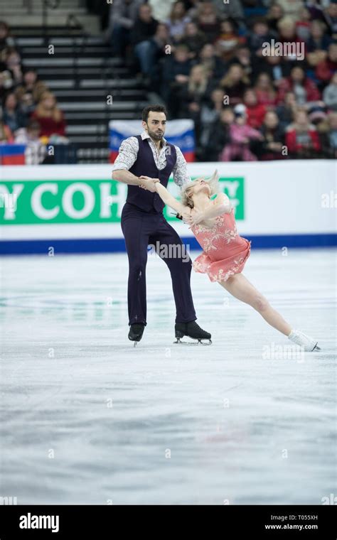 Olivia Smart And Adrian Diaz From Spain During 2019 European Figure