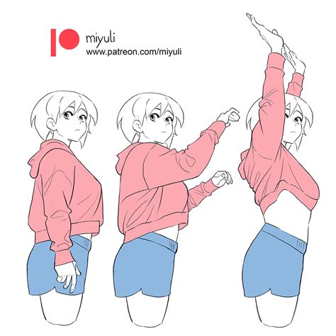 Miyuli On Twitter Posting Lots Of Art Tips And Pose Clothes