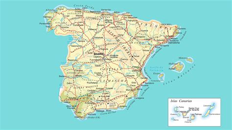 Mapas De Las Carreteras De España