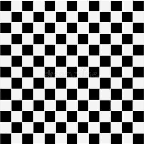 Seamless Black And White Checkered Texture Stock Photo Image Of