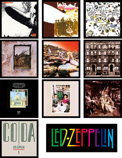 Led Zeppelin Album cover Rock music Legends fireplace ...