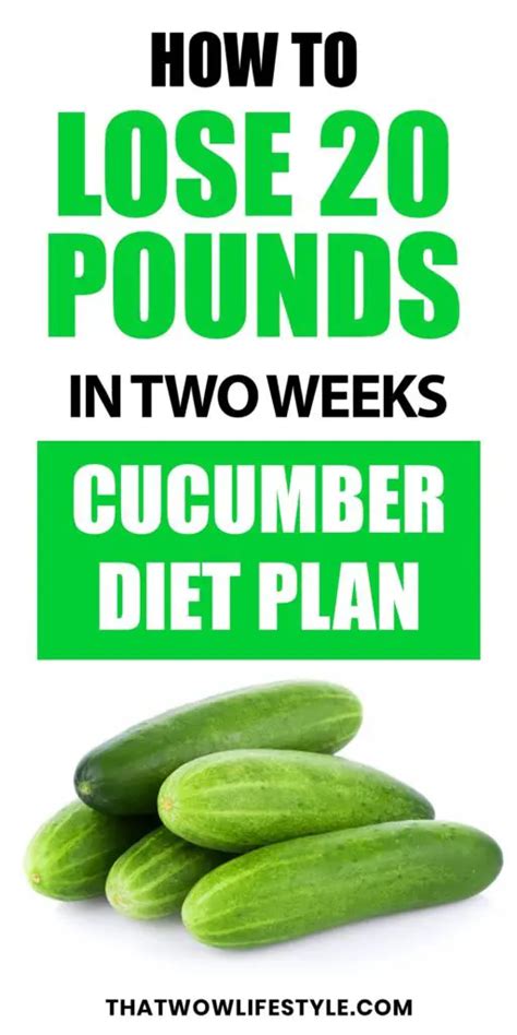 Cucumber Diet To Lose Weight What You Need To Know