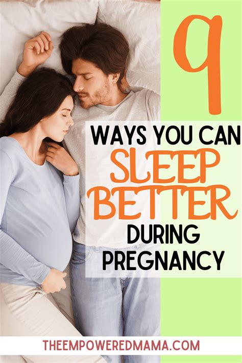 Simple Ways To Help You Sleep Better During Pregnancy The Empowered Mama