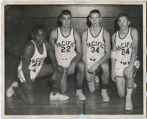 Four Pacific University Basketball Players Heritage