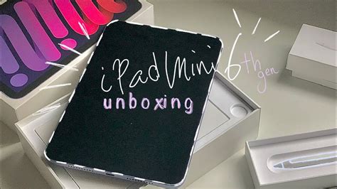 Ipad Mini 6 Purple First Look Unboxing Youtube