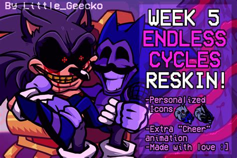 Endless Cycles Week 5 Reskin Lord X Majin Friday Night Funkin Mods