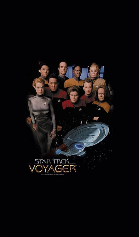 Star Trek Voyager Crew Digital Art By Brand A