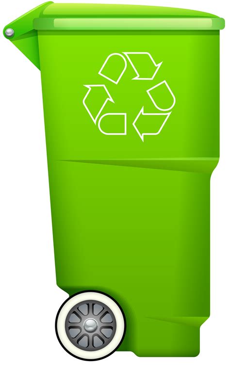 Garbage Trash Bin With Recycle Symbol Png Clip Art Best Web Clipart