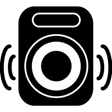 Rectangular Speakers With Bass Vector Svg Icon Svg Repo
