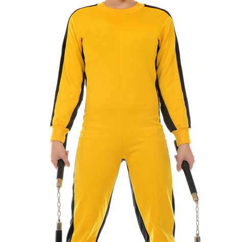 Adult Bruce Lee Game Of Death Jumpsuit Kung Fu Cosplay Costume Unisex Sportswear Ebay