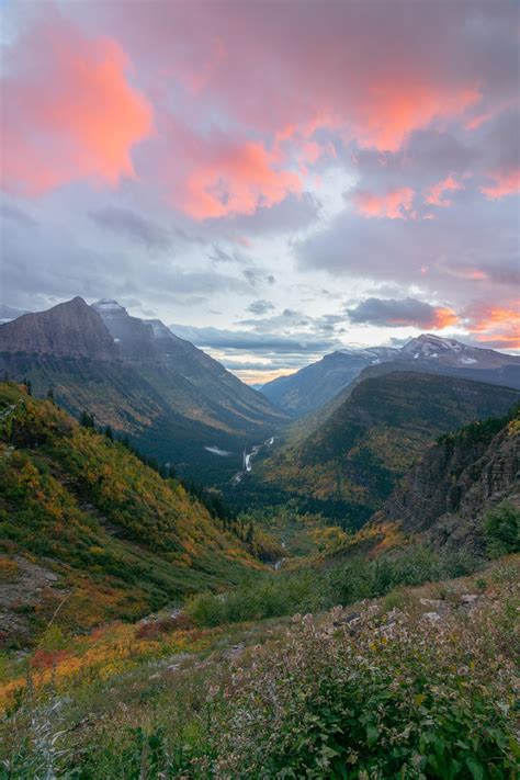 Glacier National Park Mt At Sunset 4000x6000 Nature Photography