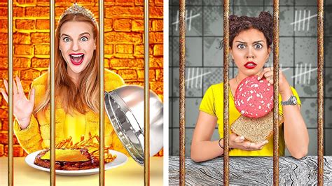 Rich Vs Poor In Jail Being Poor For Hours And Funny Food Situations By Go Genius