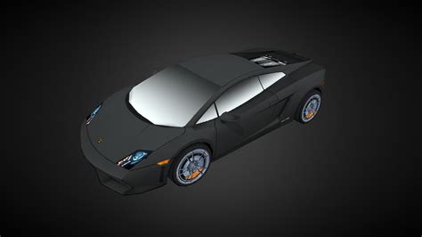 Lamborghini Gallardo Low Poly 3d Model By Issacbiju 4831537