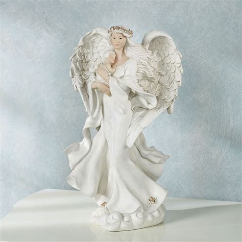 Undisturbed Love Angel With Baby Figurine Angel Old World Angel