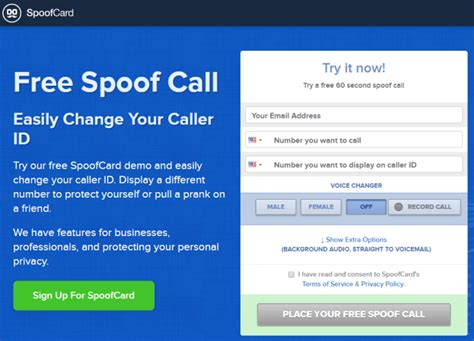 how to use a fake number to call someone spoof a phone number