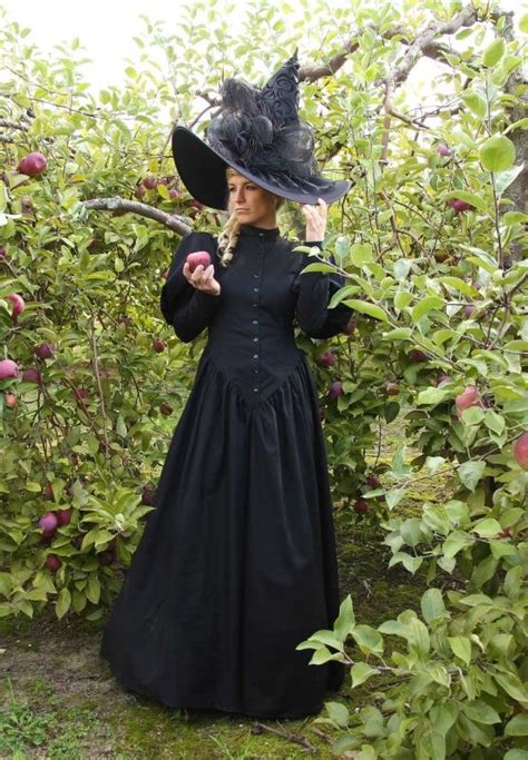 Victorian Witch Dress And Glamorous Witch Hat Recollections Witch