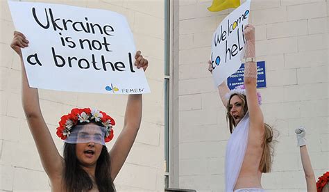 Topless Feminists Protest Nzs Win A Wife Event Nz