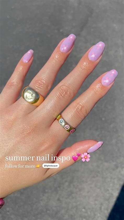 Summer Nail Inspo 💕🌸 Daily Nail Art Ideas From Lightslacquer An