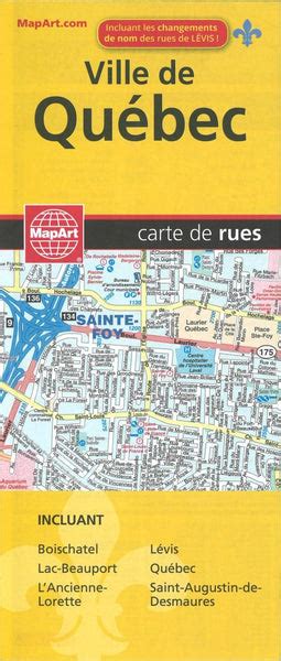 Ville De Quebec Street Map By Canadian Cartographics Corporation Maps