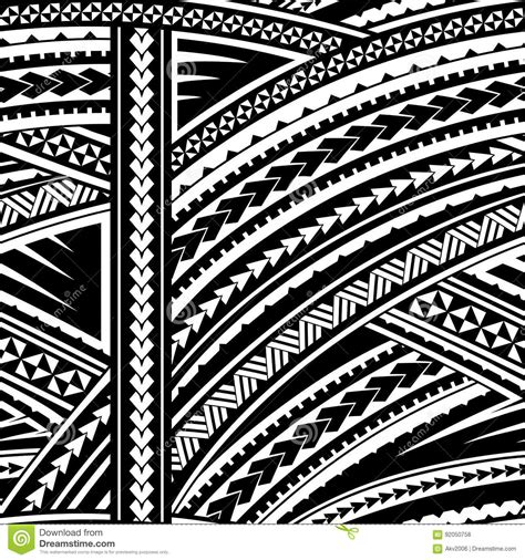 Maori Tribal Ornament Vector Illustration 125800062
