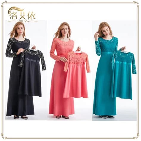 Buy New Muslim Style Mother Daughter Dresses Mom Mummy