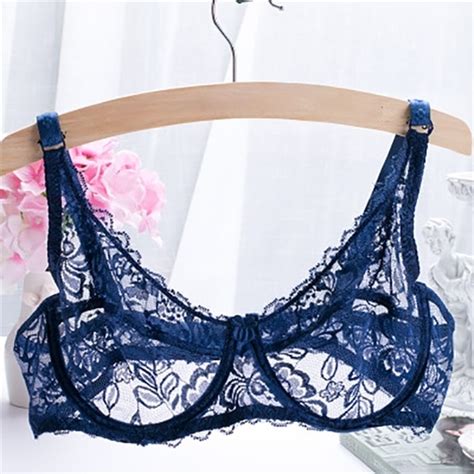 Hot Women Sexy Underwire Padded Up Embroidery Lace Bra 32 40b Brassiere