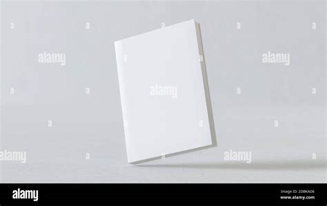 Floating Book Cover Mock Up 3d Rendering Stock Photo Alamy