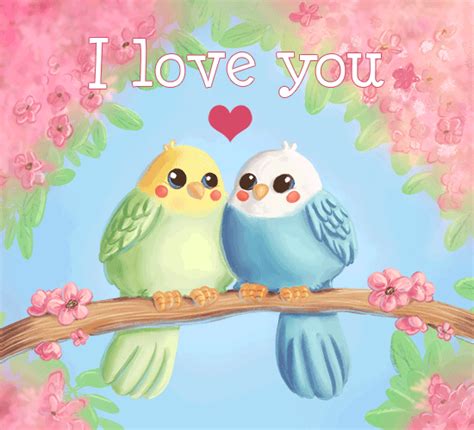 Cute Love Birds Free I Love You Ecards Greeting Cards 123 Greetings