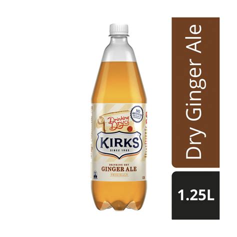 Buy Kirks Dry Drinking Ginger Ale Soft Drink 1 25L Coles