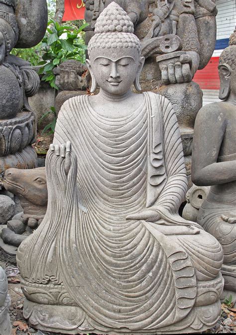 Buddha Garden Statue Sold Stone Meditating Garden Buddha Sculpture 32