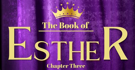 Lhc Midday Word The Book Of Esther Chapter Three