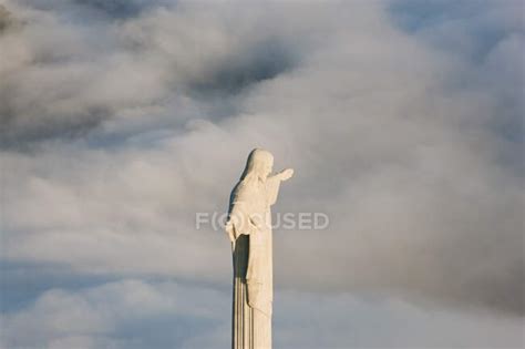 View Of The Art Deco Statue Of Christ The Redeemer On Corcovado