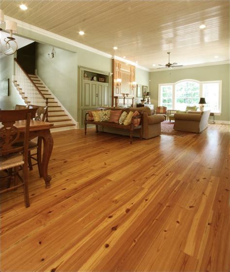 Antique Reclaimed Heart Pine Select Grade Flooring In A New Southern