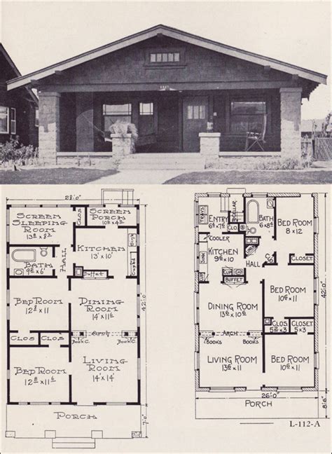 Authentic 1920s House Plans