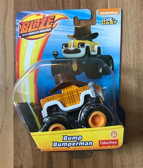Blaze And The Monster Machines Bump Bumperman Fisher Price Die Cast