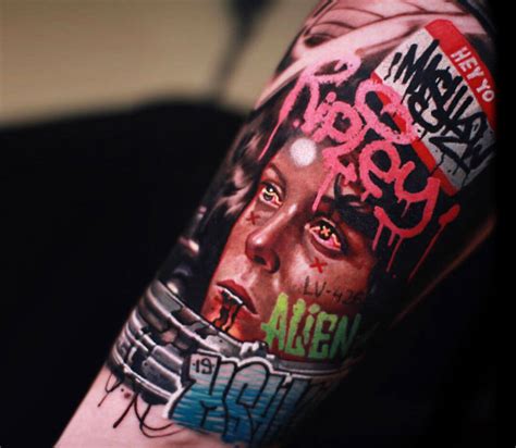Ellen Ripley Tattoo By Mashkow Tattoo Photo 30906