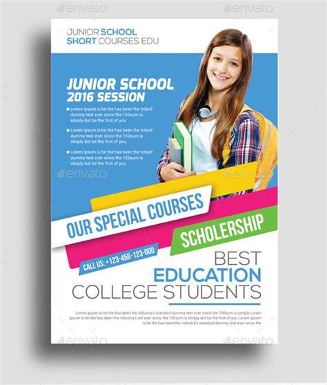 Free 32 Amazing Education Flyer Templates In Psd Vector Eps