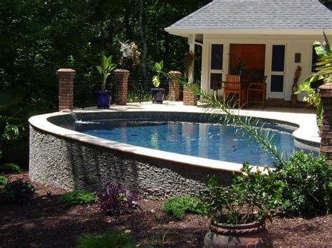 Pool Design Ideas Good For A Sloping Yard Would Be Awesome With A
