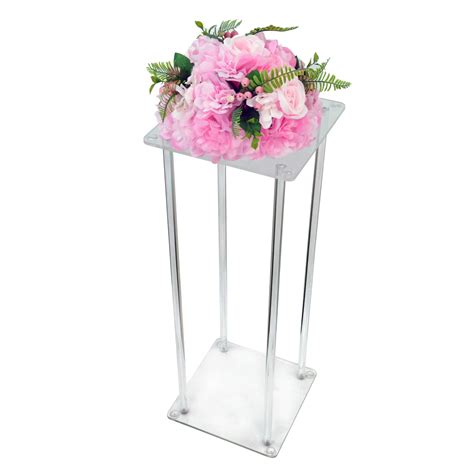 Wedding Acrylic Clear Wedding Centerpiece Flower Stand Buy Wedding