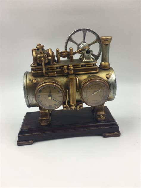 Vintage Engine Clock Chronos Stores