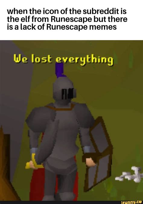 When The Icon Of The Subreddit Is The Elf From Runescape But There Is