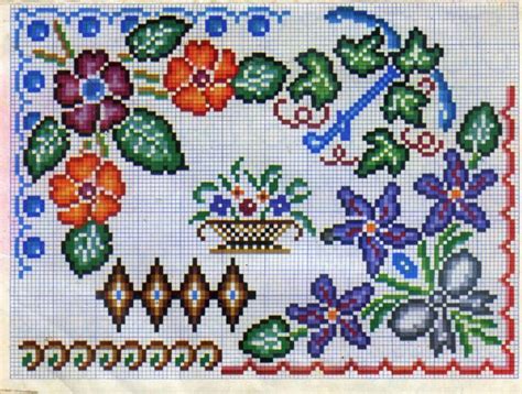146 Best Punto De Cruz Mexicano Images On Pinterest Cross Stitch Flowers Cross Stitch