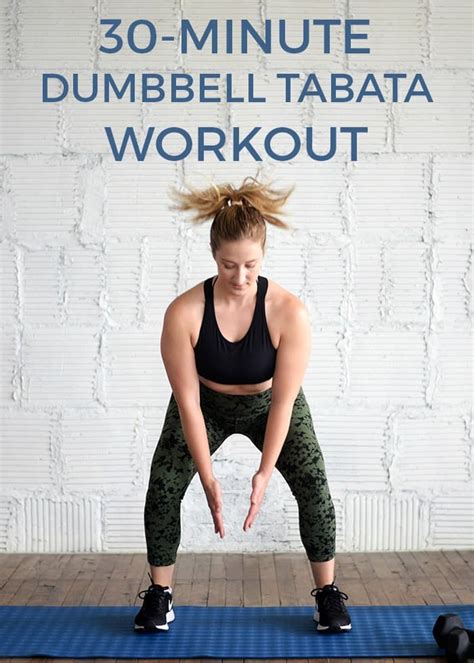 Tabata Workout With Dumbbells Tabata Workouts For Beginners
