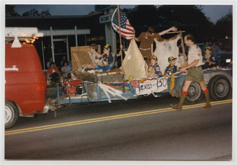 Boy Scouts Parade Float Side 1 Of 2 The Portal To Texas History